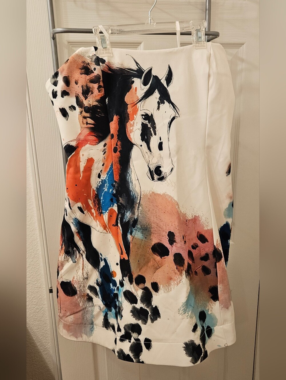 NWT Maeve Strapless Horse Mini Dress--XL - Picture 3 of 10